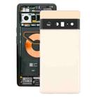 For Google Pixel 6 Pro Battery Back Cover with Middle Frame(Gold) - 1