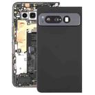 For Google Pixel Fold Original Battery Back Cover with Camera Lens Cover(Black) - 1