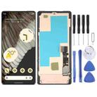 AMOLED LCD Screen For Google Pixel 7 Pro GV4BC GE2AE Digitizer Full Assembly with Frame (Black) - 1