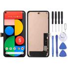 OLED LCD Screen For Google Pixel 5 5G Digitizer Full Assembly with Frame(Black) - 1