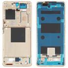 For Xiaomi 12S Ultra Original Front Housing LCD Frame Bezel Plate (Gold) - 1