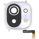 For Xiaomi Mi 11 Back Camera Lens Frame (White) - 1