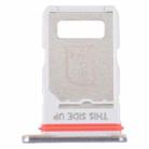 For Motorola Edge 30 Neo Original SIM Card Tray + SIM Card Tray (Silver) - 1