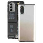 For Motorola Moto G51 5G Original Battery Back Cover(Gold) - 1