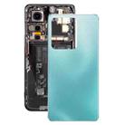 For vivo S15 OEM Glass Battery Back Cover(Blue) - 1