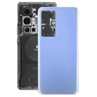 For vivo X70 OEM Glass Battery Back Cover(Aurora Blue) - 1