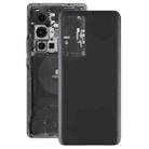 For vivo X70 OEM Glass Battery Back Cover(Black) - 1