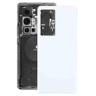 For vivo X70 Pro OEM Glass Battery Back Cover(White) - 1