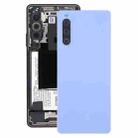 For Sony Xperia 10 IV Original Battery Back Cover(Purple) - 1