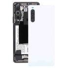 For Sony Xperia 10 IV Original Battery Back Cover(White) - 1