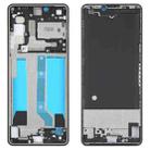 For Sony Xperia 10 IV Original Middle Frame Bezel Plate (Black) - 1