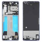 For Sony Xperia 10 IV Original Middle Frame Bezel Plate (Purple) - 1