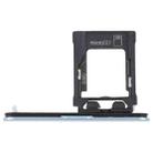 For Sony Xperia XZ1 Compact Original SIM Card Tray + Micro SD Card Tray (Blue) - 1