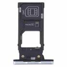 For Sony Xperia XZ2 Premium Original SIM Card Tray + SIM / Micro SD Card Tray (Silver) - 1
