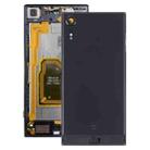 For Sony Xperia XZs Original Battery Back Cover(Black) - 1