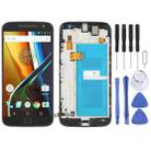 Original LCD Screen For Motorola Moto G4 Plus Digitizer Full Assembly With Frame(Black) - 1