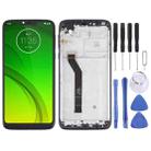 Original LCD Screen For Motorola Moto G7 Power BRA Edition Digitizer Full Assembly With Frame(Blue) - 1