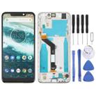 Original LCD Screen For Motorola Moto One / P30 Play Digitizer Full Assembly With Frame(Silver) - 1