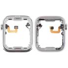 For Apple Watch Series 6 44mm Stainless Steel Middle Frame Bezel Plate with Loudspeaker / Power / Rotating Shaft Flex Cable - 1