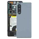 For Sony Xperia 5 III Original Battery Back Cover with Camera Lens Cover(Green) - 1