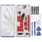 Original LCD Screen For Honor 70 Digitizer Full Assembly with Frame(Blue) - 1