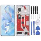 Original LCD Screen For Honor 80 Digitizer Full Assembly with Frame(Silver) - 1