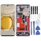 Original LCD Screen For Huawei P50 Pro Digitizer Full Assembly with Frame(Black) - 1