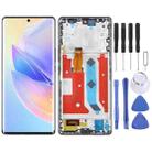 Original LCD Screen For Honor 60 SE Digitizer Full Assembly with Frame(Black) - 1