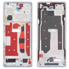 For Honor 70 Front Housing LCD Frame Bezel Plate(Blue) - 1