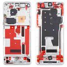 For Huawei P50 Pro Front Housing LCD Frame Bezel Plate(Silver) - 1