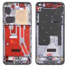 For Huawei P50 Front Housing LCD Frame Bezel Plate(Black) - 1