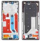 For Honor 60 SE Front Housing LCD Frame Bezel Plate(Black) - 1