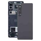 For Sony Xperia 1 IV Original Battery Back Cover(Black) - 1