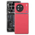 For vivo X90 Original Battery Back Cover with Camera Lens Cover(Red) - 1