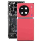 For vivo X90 Pro+ Original Battery Back Cover with Camera Lens Cover(Red) - 1