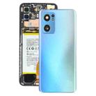 For OPPO Find X5 Lite Original Battery Back Cover with Camera Lens Cover(Blue) - 1