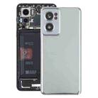 For OnePlus Nord CE 2 5G Original Battery Back Cover with Camera Lens Cover(Silver) - 1