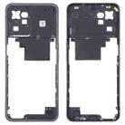 For Realme C35 Original Middle Frame Bezel Plate (Black) - 1