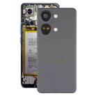 For OnePlus Ace 2V Original Battery Back Cover with Camera Lens Cover(Black) - 1