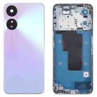 For OPPO A58 5G Original Battery Back Cover with Middle Frame(Purple) - 1