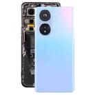 For OPPO A1 Pro Original Battery Back Cover(Blue) - 1