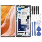 AMOLED LCD Screen For ZTE Axon 40 Pro A2023 Digitizer Full Assembly with Frame(Black) - 1