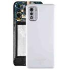 For Nokia G60 Original Battery Back Cover with Camera Lens Cover(Silver) - 1