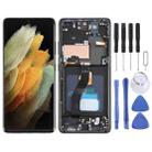 OLED LCD Screen For Samsung Galaxy S21 Ultra 5G SM-G998B Digitizer Full Assembly with Frame (Black) - 1