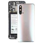 For OnePlus Nord CE Original Battery Back Cover with Camera Lens Cover(Silver) - 1