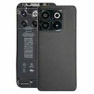 For OnePlus Ace Pro PGP110 Battery Back Cover with Camera Lens Cover (Black) - 1