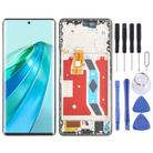 For Honor X9A Original LCD Screen Digitizer Full Assembly with Frame (Green) - 1