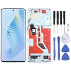 For Honor Magic5 Original LCD Screen Digitizer Full Assembly with Frame (Blue) - 1