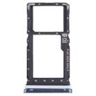 For Motorola Moto E 2020 SIM Card Tray + Micro SD Card Tray (Blue) - 1