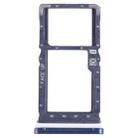 For Motorola Moto G Play 2021 SIM Card Tray + Micro SD Card Tray (Blue) - 1